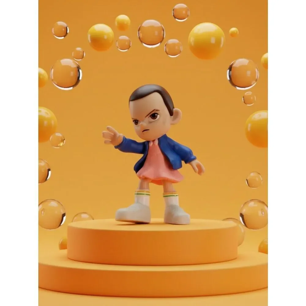 EUC Stranger Things Minix Capsule ELEVEN Figurine Collectible Netflix Series